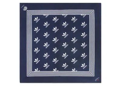 Pre-owned Noah X Adidas Bandana In Navy Blue