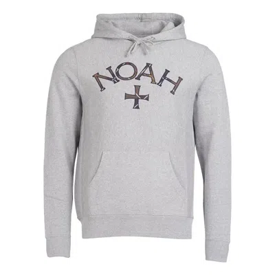 Noah X Barbour Logo Hoodie 'grey' In Gray