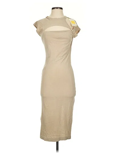 Pre-owned Noam Cocktail Dress In Tan