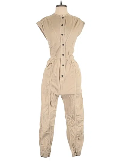 Pre-owned Noam Jumpsuit In Tan