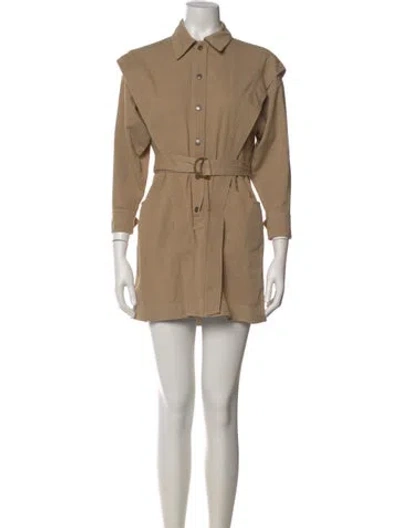 Pre-owned Noam Mini Dress In Neutral