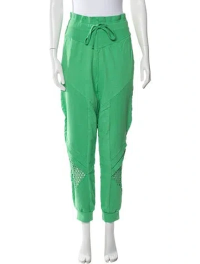 Pre-owned Noam Straight Leg Pants In Green