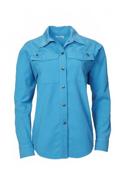 NOAM WOMEN'S CLAUDE SHIRT IN BLUE