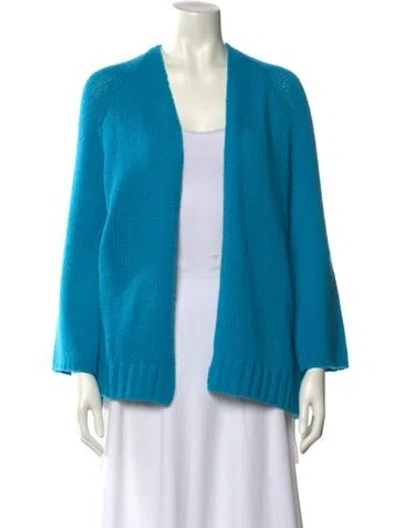 Pre-owned Nobili V-neck Sweater W/ Tags In Blue