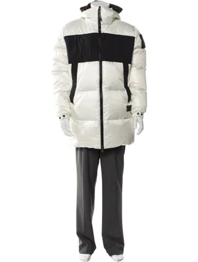 Pre-owned Nobis Colorblock Pattern Parka W/ Tags In Neutral