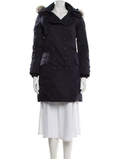 Pre-owned Nobis Down Coat In Blue
