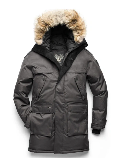 Pre-owned Nobis Men's Long Parka Yatesy Brand With Tags "a Must Winter Coat" $1,350 In See Selection