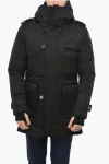 Nobis Solid Color Shelby Down Jacket With Front Buttoning In Black