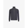 Nobl Mens Blue Tucker Double-zip Knitted Cardigan Xl In Blue