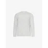 Nobl Mens Grey Cameron Crewneck Textured Knitted Jumper In Gray