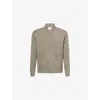 Nobl Mens Light Grey Arlo Knit Bomber Jacket Xl In Gray