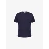Nobl Mens Navy Rome Slim-fit Cotton T-shirt In Blue
