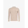 Nobl Mens Koen Long-sleeve Knitted Shirt Oatmeal In Neutral