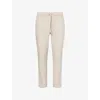 Nobl Mens Stone Hudson Drawstring Woven Trousers In Neutral
