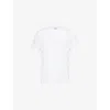 Nobl Mens White Rome Slim-fit Cotton T-shirt In White