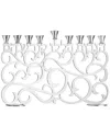 Noble Gift Aristocratic Alphabet Candle Menorah In Silver