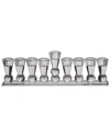 Noble Gift Basic Crystal Menorah In Clear