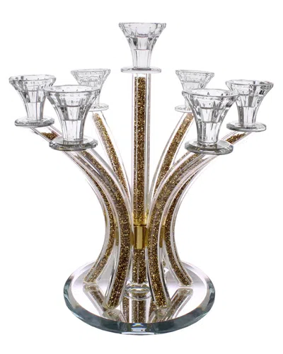 NOBLE GIFT BT SHALOM CRYSTAL CANDELABRA
