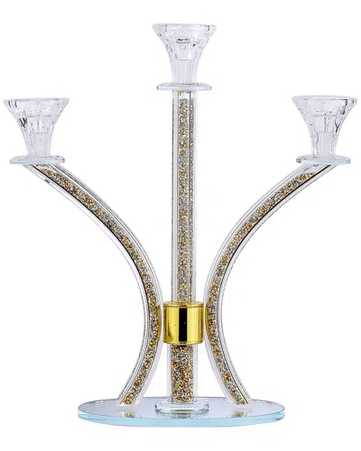 Noble Gift Bt Shalom Crystal Candelabra