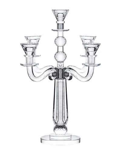 Noble Gift Bt Shalom Crystal Candelabra In Gray