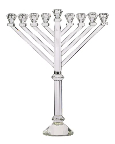 NOBLE GIFT BT SHALOM LAVISH CRYSTAL MENORAH