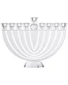 Noble Gift Magnificent Crystal Menorah In Clear