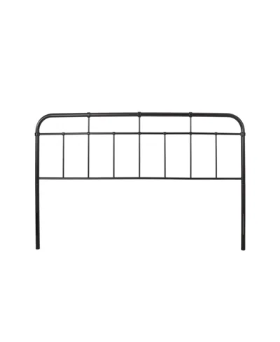 Noble House Aborn Contemporary King Headboard In Flat Black