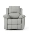Noble House Alianna Recliner In Light Grey