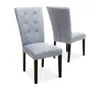 Noble House Alven Dining Chair Set Of 2 In Denim Blue