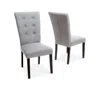 Noble House Alven Dining Chair Set Of 2 In Grey