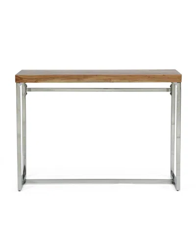 Noble House Berea Rustic Glam Handcrafted Acacia Wood Desk In Natural