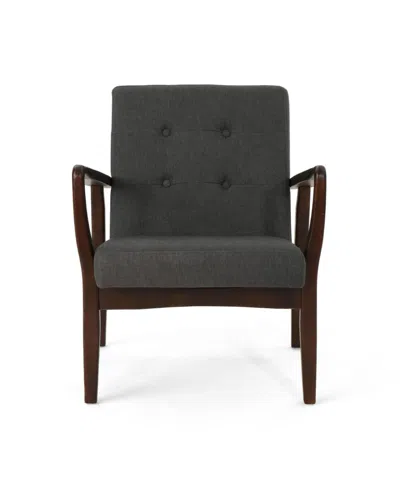 Noble House Brayden Club Chair In Grey
