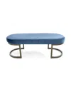 Noble House Calla Bench In Cobalt