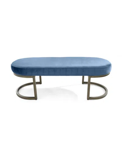 Noble House Calla Bench In Cobalt