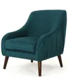 Noble House Chelsea Club Chair In Green