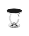 Noble House Colbee Outdoor Bistro Table In Silver