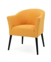Noble House Cosette Arm Chair In Orange