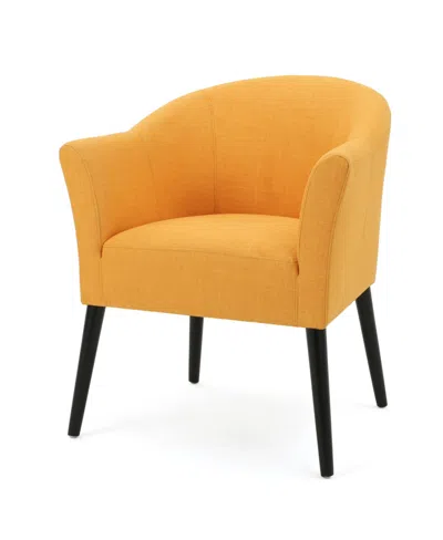 Noble House Cosette Arm Chair In Orange