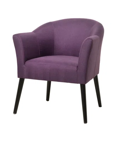Noble House Cosette Plum Arm Chair