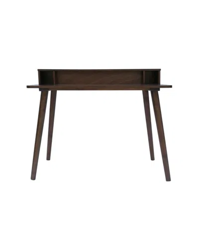 Noble House Elodie Desk In Brown