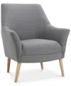 Noble House Fannen Club Chair In Grey