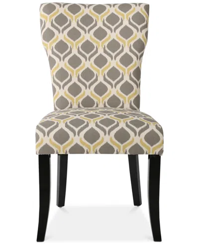 Noble House Harvi Dining Chair In Yellow And