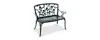 Noble House Jenison Cast Iron Patio Bench In Green