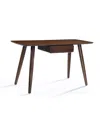 Noble House Kiersten Walnut Finish Wood Study Table With Mdf Overlay In Brown