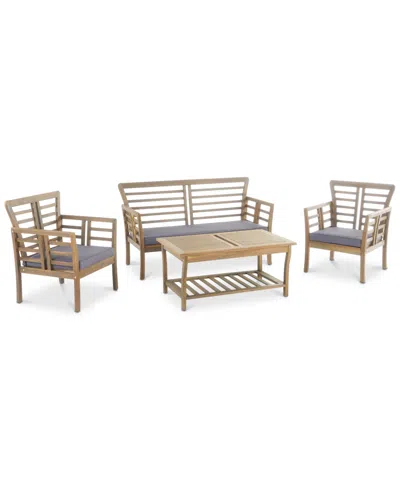 Noble House Logan 4-pc. Chat Set In Grey