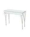 Noble House Ophelia Modern Glam Mirrored Console Table In No Color