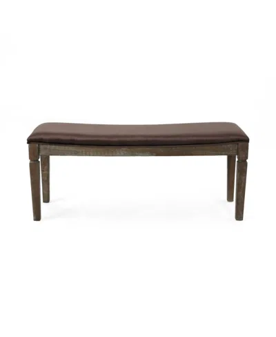 Noble House Ophir Bench In Chocolate