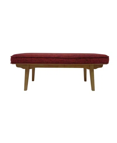 Noble House Reagan Bench In Red