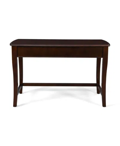 Noble House Rinehart Transitional Lift-top Standing Desk In Dark Brown