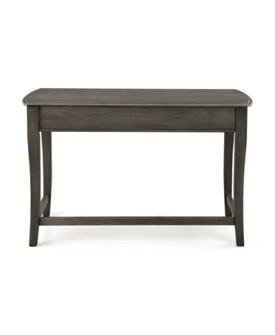 Noble House Rinehart Transitional Lift-top Standing Desk In Gray